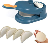 2in1 Momos Maker Machine, Skin Press Gujiya Mould Dumpling Maker, Momo Maker Mould Kitchen Dumpling Tool for Ghughra Kajjikayalu Karanji Puri and Samosa Maker Kachori Puri Maker