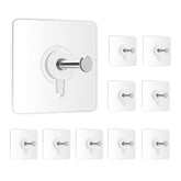 Transparent Stainless Steel Photo Frame Hooks Self Adhesive Hooks 10 Pack