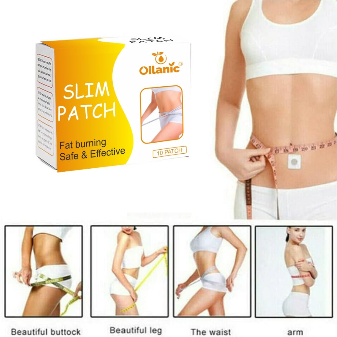Slimming Navel Sticker Patches for Weight Loss – Natural Herbal Cold Compress for Waist Control, Stress Relief & Better Sleep – Hot Body Shaping Belly Fat Burner for Men & Women pack of 2 (20 pcs)